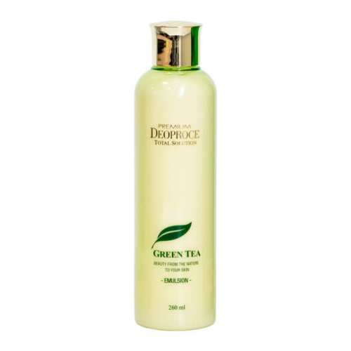 Увлажняющая эмульсия для лица Premium Deoproce Green Tea Total Solution Emulsion, 260 мл