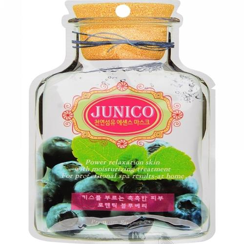 Тканевая маска для лица Mijin Junico Blueberry Essence Mask c экстрактом черники, 25 гр.