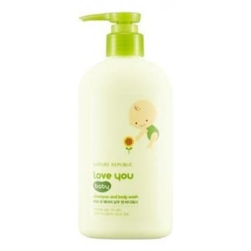 Шампунь и гель для душа 2-в-1 Nature Republic Love You Baby Shampoo & Body Wash, 310 мл