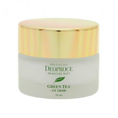 Увлажняющий крем для век Premium Deoproce Moisture Soft Eye Cream с экстрактом зеленого чая, 30 мл