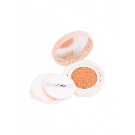 Основа-крем сияющая The Saem Saemmul Aqua Glow Cushion Natural Beige, 15 гр.