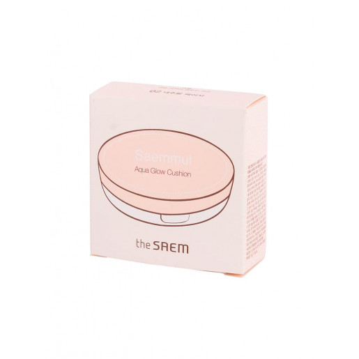 Основа-крем сияющая The Saem Saemmul Aqua Glow Cushion Natural Beige, 15 гр.