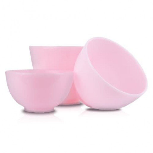 Чаша для размешивания маски Anskin Rubber Bowl Small Pink маленькая, розовая, 300 мл