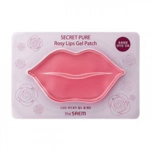 Гидрогелевые патчи для губ The Saem Secret Pure Rosy Lips Gel Patch, 10 гр.
