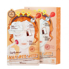 Увлажняющая трех-шаговая маска для лица Elizavecca 3-step aqua white water mask pack, 25 мл