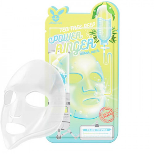 Тканевая маска для лица Elizavecca Deep Power Ringer Mask Pack Tea Tree с чайным деревом, 23 мл