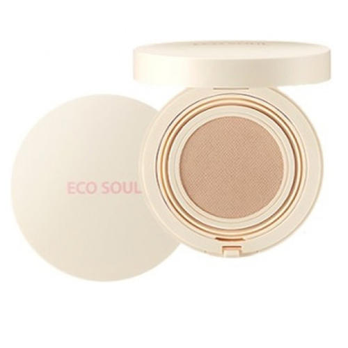 Тональная основа The Saem Eco Soul Bounce Cream Foundation Matte 02 promo, 15 гр.