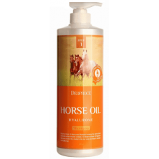 Шампунь для волос Deoproce Horse Oil Hyalurone Shampoo с гиалуроновой кислотой и лошадиным жиром, 1000 мл