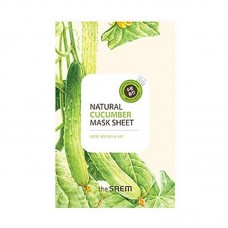 Тканевая маска для лица The Saem Natural Cucumber Mask Sheet с экстрактом огурца, 21 мл