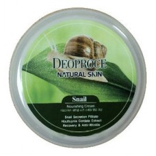 Крем для лица и тела Deoproce Natural Skin Snail Nourishing Cream с муцином улитки, 100 гр.