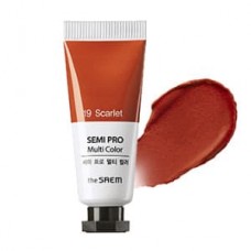 Универсальный цветной пигмент The Saem Semi Pro Multi Color 19 Scarlet, 5 мл