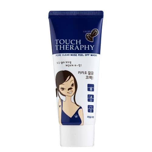 Маска-пленка очищающая Welcos Touch Therapy Cacao Pore Clear Nose Pack Peel Off Type, 60 гр.