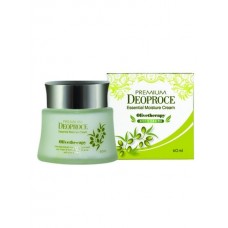 Увлажняющий крем для лица Premium Deoproce Olivetherapy Essential Moisture Cream с экстрактом маслы оливы, 60 мл