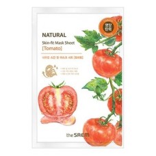 Тканевая маска для лица The Saem Natural Skin Fit Mask Sheet Tomato с экстрактом томата, 20 мл