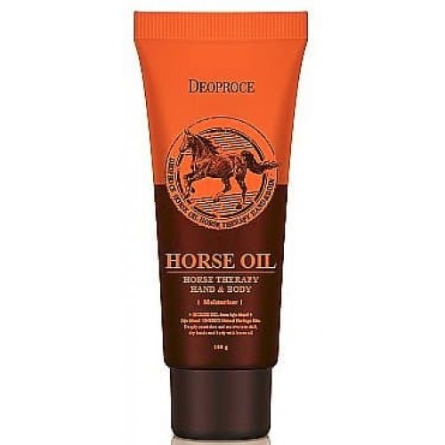 Крем для тела и рук Deoproce Hand & Body Horse Oil Cream, с лошадиным жиром, 100 мл