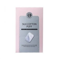 Спонжи косметические шелковые The Saem Silk Cotton Puff, 90 шт.