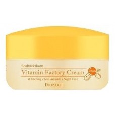 Омолаживающий ночной крем для лица Deoproce Seabuckthorn Vitamin Factory Cream, 100 гр.
