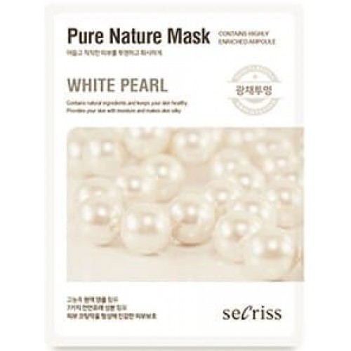 Тканевая маска для лица Anskin Secriss Pure Nature Mask Pack White Pearl, 25 мл