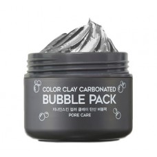 Глиняная пузырьковая маска для лица G9SKIN Color Clay Carbonated Bubble Pack, 100 мл