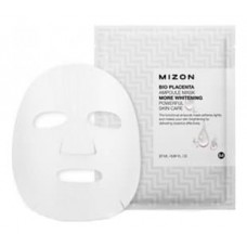 Осветляющая маска для лица Mizon Bio Placenta Ampoule Mask с экстрактом плаценты, 27 мл