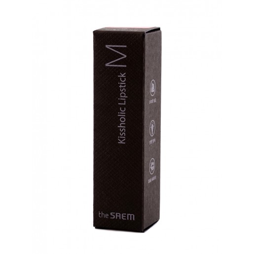 Кремовая помада для губ The Saem Kissholic Lipstick M RD02 Rose Wood, 3,7 гр.
