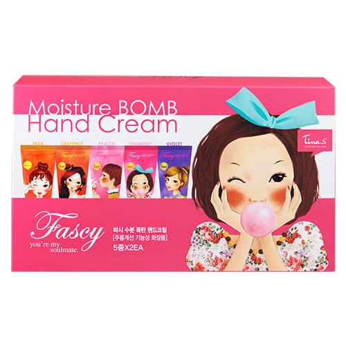 Крем для рук набор Fascy Moisture Bomb Hand Cream 10set, 10 шт. х 80 мл