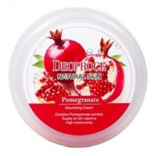 Питательный крем для лица и тела Deoproce Natural Skin Pomegranate Nourishing Cream с экстрактом граната, 100 гр.