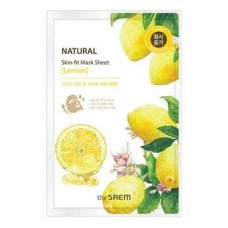 Тканевая маска для лица The Saem Natural Skin Fit Mask Sheet Lemon с экстрактом лимона, 20 мл