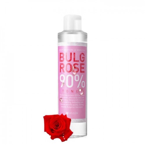 Тоник для лица Mizon Bulgarian Rose 90% Toner с экстрактом болгарской розы, 210 мл