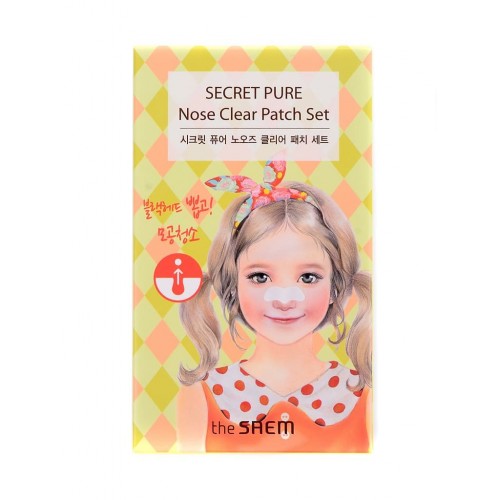 Набор пластырей против акне The Saem Secret Pure Nose Clear Patch Set, 8 шт.