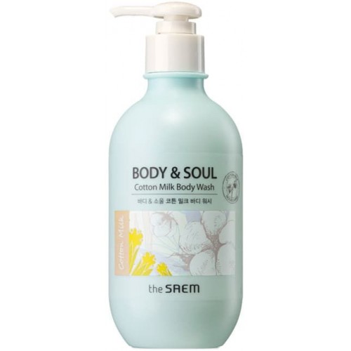 Гель для душа The Saem Body & Soul Cotton Milk Body Wash, 300 мл