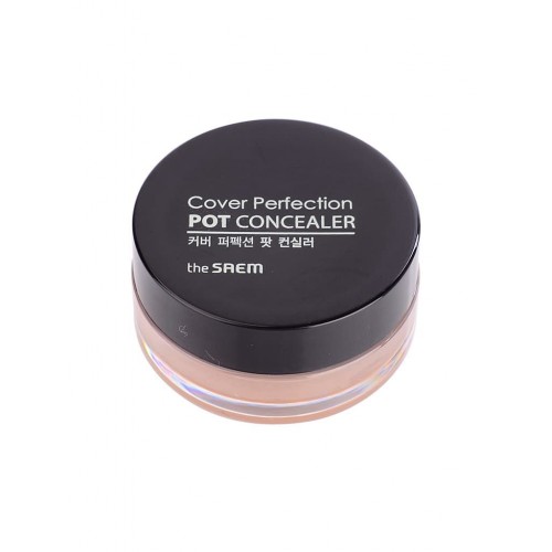 Консилер-корректор The Saem Cover Perfection Pot Concealer 01 Clear Beige, 4 гр.