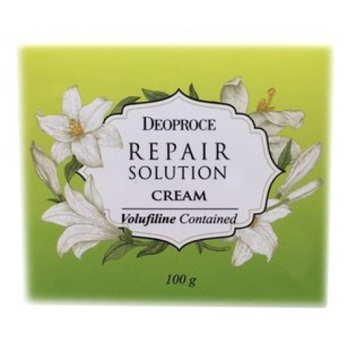 Крем для лица Deoproce Repair Solution Cream с волюфилином, 100 гр.