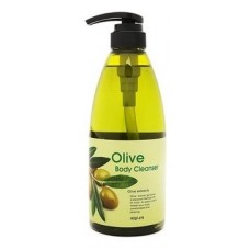 Гель для душа расслабляющий Welcos Olive Body Cleanser с экстрактом оливы, 740 гр.