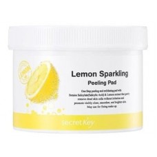 Диски ватные для пилинга Secret Key Lemon Sparkling Peeling Pad, 70 шт.