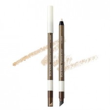 Карандаш лайнер-тени для век The Saem Eco Soul Shadow & Liner WH01 Cream Jubilee, 0,5 гр.