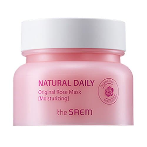 Маска для лица The Saem Natural Daily Original Rose Mask с лепестками роз, 100 гр.