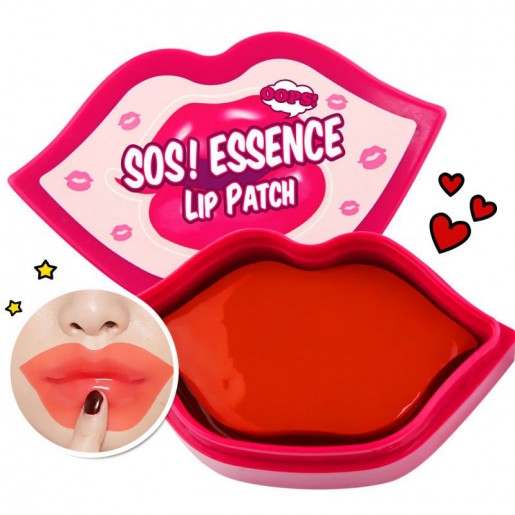 Маска-патч для губ Berrisom SOS Essence Lip Patch с коллагеном, 80 гр.