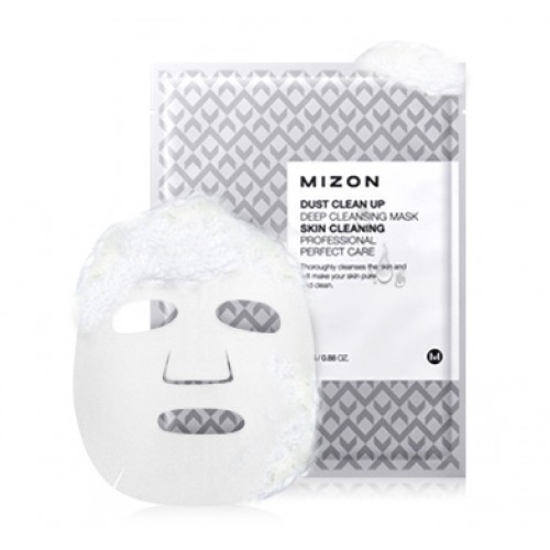 Тканевая маска для лица Mizon Dust Clean Up Deep Cleansing Mask очищающая, 25 гр.