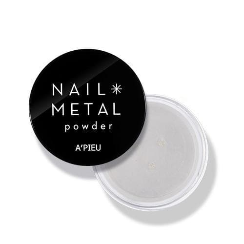 Пудра для ногтей A'Pieu Nail Metal Powder 01 Silver, 2 гр.