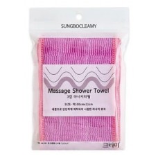 Мочалка для душа Sungbo Cleamy Massage Shower Towel, 1 шт.