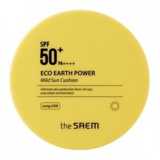 Кушон солнцезащитный The Saem Eco Earth Power Mild Sun Cushion, 15 гр.
