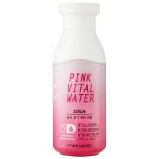 Увлажняющая сыворотка для лица Etude House Pink Vital Water Serum с персиковой водой, 80 мл