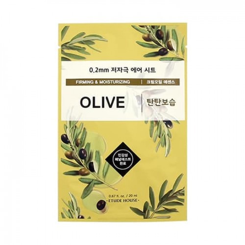 Маска тканевая Etude House Therapy Air Mask Olive с маслом оливы, 20 мл
