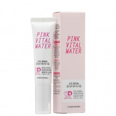 Увлажняющая сыворотка Etude House Pink Vital Water Eye Serum с персиковой водой для кожи вокруг глаз, 35 мл
