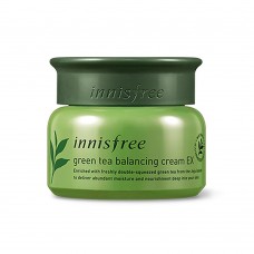 Крем для лица Innisfree Green Tea Balancing Cream EX с экстрактом зеленого чая, 50 мл