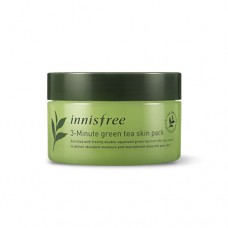 Интенсивная трех-минутная маска Innisfree 3-Minute Green Tea skin Pack, 70 мл