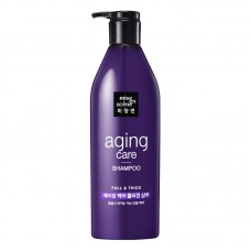 Антивозрастной шампунь Mise En Scene Aging Care Shampoo с пудрой черного жемчуга, 680 мл