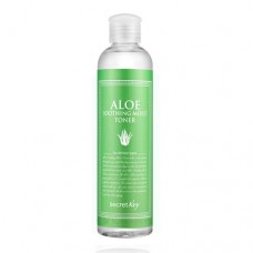 Натуральный увлажняющий тонер для лица Secret Key Aloe Soothing Moist Toner с 98% экстрактом алоэ вера, 250 мл