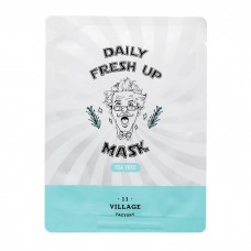 Успокаивающая тканевая маска Village 11 Factory Daily Fresh up Mask Tea Tree с экстрактом чайного дерева, 20 мл